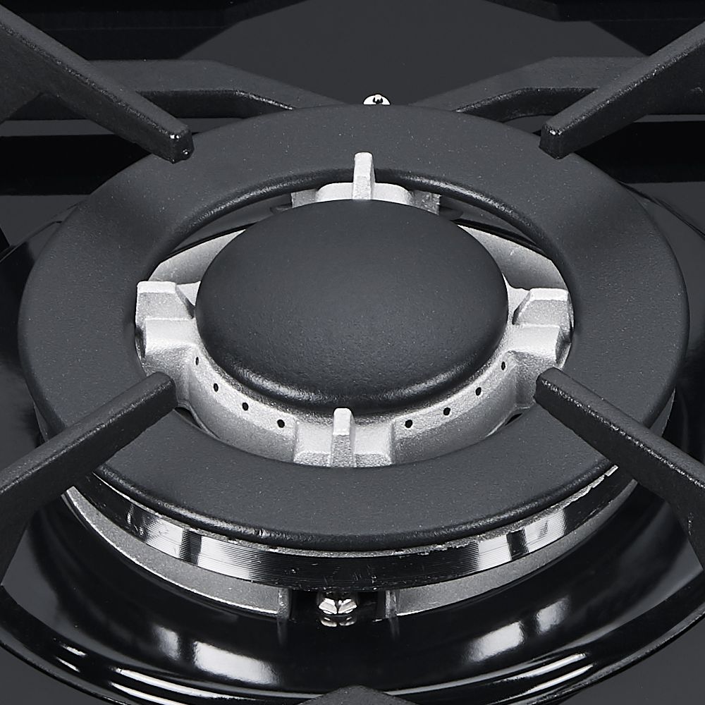 Kitchen appliance 4 Burner Tempered  glass special design Cast iron Pan Support built-in gas hob RDX-GHS28 (4)