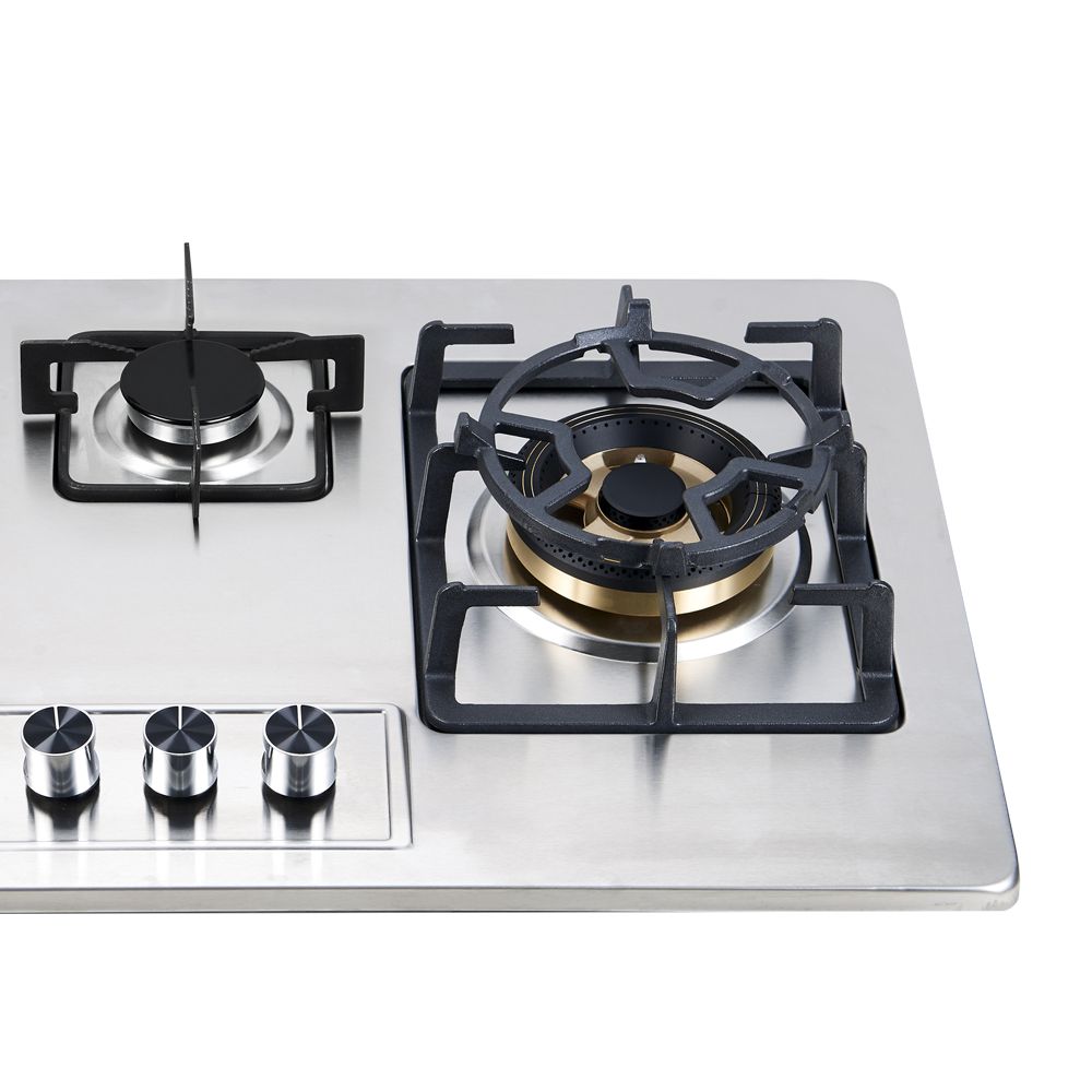 built in gas stove