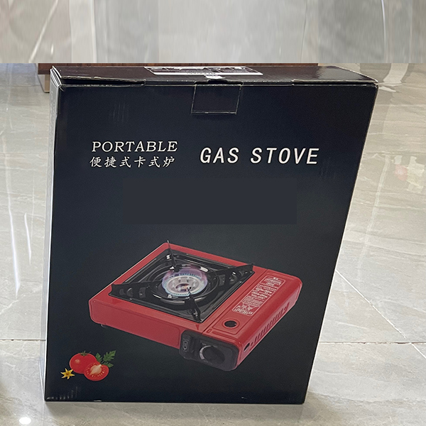 portable gas stove color box